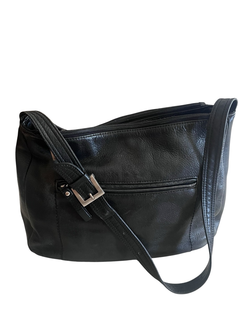 Giani Bernini Black Nappa Leather Hobo Shoulder Bag